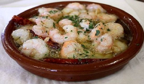 испанские блюда с креветками